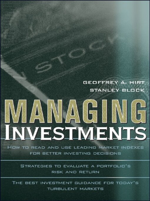 Title details for Managing Investments by Geoffrey A. Hirt - Available